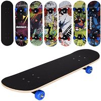 Скейт (скейтборд) детский деревянный для трюков 70x20см колеса из ПВХ OSPORT (МS 0354-4)