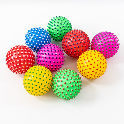 Мяч массажный надувной детский (массажер для ног и рук) OSPORT 15см (MS 4525)