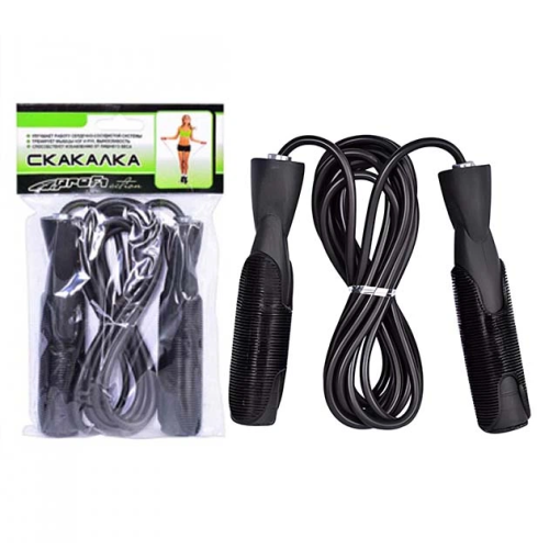 Скакалка спортивная для кроссфита, бокса, фитнеса 270 см OSPORT (MS 0190) фото 2