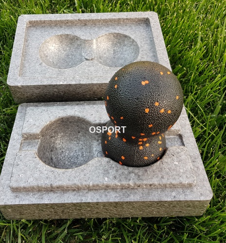 Блок для йоги (йога блок-кирпич) + массажный мячик для самомассажа МФР миофасциального релиза OSPORT (MS 2231) фото 6