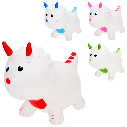 Детский игровой мяч-попрыгун с рожками в форме динозавра OSPORT (MS 4151)