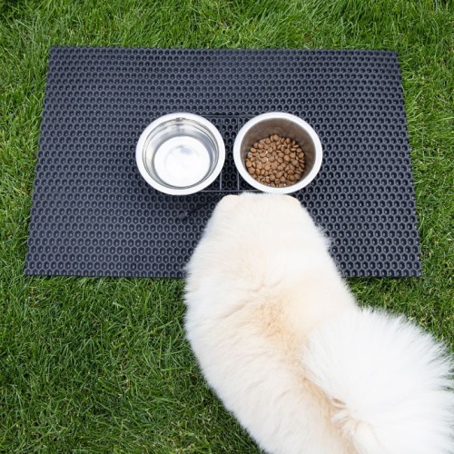 Коврик под миски для домашних животных, подкладка под тарелку для кошек 50х40 см OSPORT (R-00038)