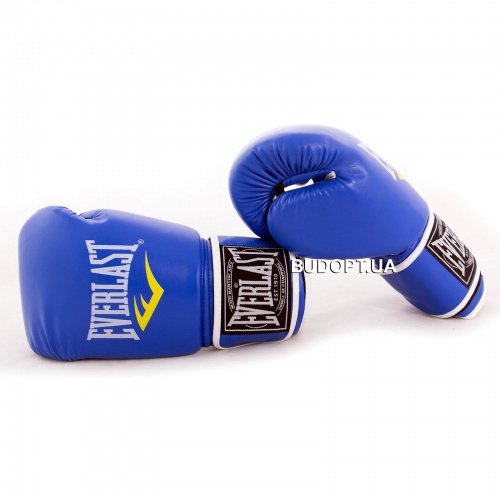 Перчатки боксерские для бокса 8-12 унций на липучке Everlast кожа PU (BO-3987) фото 3