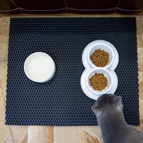 Коврик под миски для домашних животных, подкладка под тарелку для кошек 60х50 см OSPORT (R-00036) фото 2