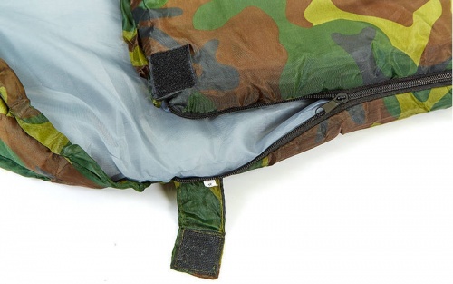 Спальный мешок одеяло с капюшоном кокон камуфляж Zel (SY-4051) фото 3