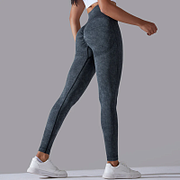 Лосины женские с высокой посадкой, леггинсы спортивные для фитнеса (yoga leggings) OSPORT (os-0005-1)