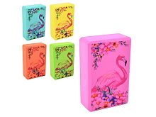 Блок для йоги (йога блок, кирпич для йоги) OSPORT EVA Flamingo (MS 0858-13)