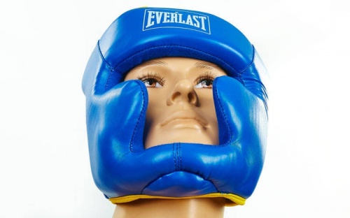 Шлем боксерский (с полной защитой) PU ELAST BO-6001 фото 6