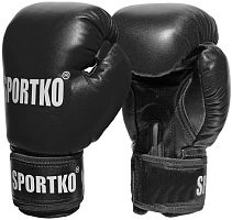 Боксерские перчатки из кожвинила Sportko 12 oz (ПД1_1)