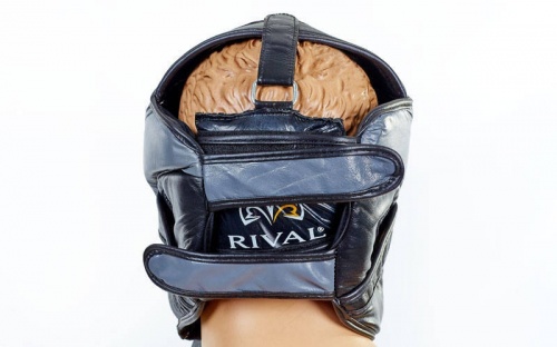 Шлем боксерский (в мексиканском стиле) кожа RIVAL MA-6004 фото 3