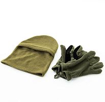 Балаклава (подшлемник) зимняя + перчатки тактические зимние флисовые (ty-0029)