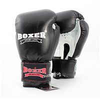 Боксерские перчатки кожаные 16 унций Boxer Элит (bx-0075)