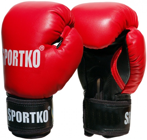 Профессиональные боксерские перчатки ФБУ кожаные Sportko 12 oz (ПК1) фото 2
