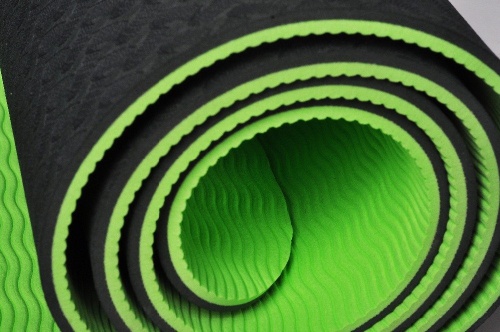 Коврик для йоги и фитнеса TPE (йога мат, каремат спортивный) OSPORT Yoga ECO Pro 8мм (FI-0112) фото 11