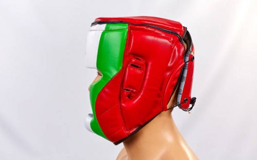Шлем боксерский (с полной защитой) PU ELAST МА-010 фото 3