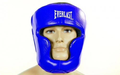Шлем боксерский (с полной защитой) кожа ELAST ZB-5007E фото 6