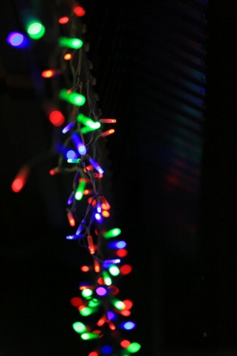 Гирлянда новогодняя (украшение на елку) цветная декорация (пучок) светодиодная для дома 2м Stenson (R87569) фото 2