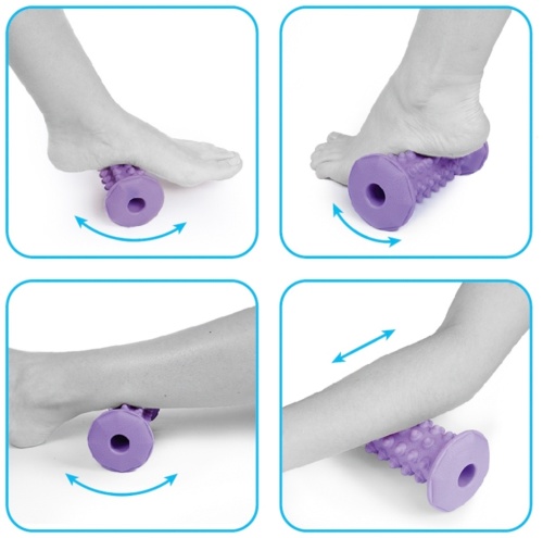 Массажер для тела универсальный, ролик массажный для массажа тела, ног, рук, шеи 15х7 см OSPORT (MS 4813) фото 3