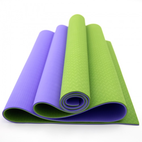 Коврик для йоги и фитнеса + чехол (мат, каремат спортивный) OSPORT Yoga ECO Pro 6мм (n-0007) фото 25