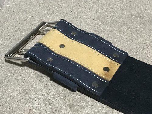 Пояс (ремень) кожаный для пауэрлифтинга 125 см OSPORT (MS 1507) фото 3