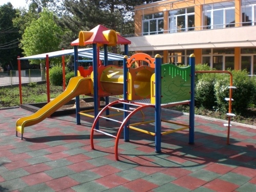 Резиновое спортивное (напольное) покрытие для детских площадок, спортзала 35мм OSPORT (П35) фото 4