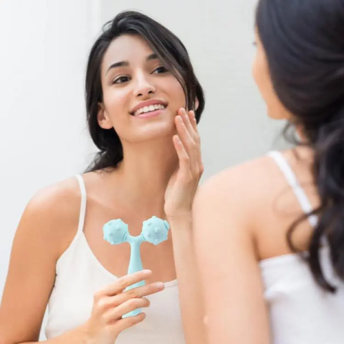 Массажер для тела универсальный роликовый для массажа ног, спины, шеи, рук OSPORT (MS 4106) фото 5