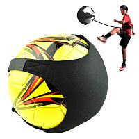 Футбольный тренажер пояс для отработки ударов и паса, крепление на мяч (эспандер) (MS 4242)