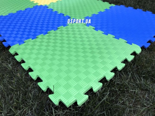 Детский игровой коврик-пазл (мат татами, ласточкин хвост) OSPORT 50cм х 50cм толщина 10мм (FI-0009) фото 19