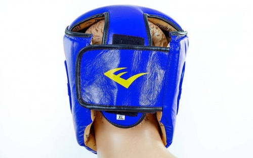 Шлем боксерский (в мексиканском стиле) кожа ELAST VL-6147 фото 3