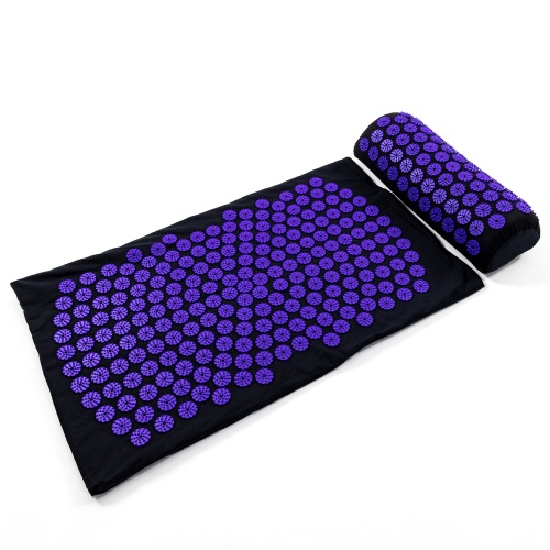 Массажный акупунктурный коврик для йоги + валик для массажа спины/шеи/ног/тела OSPORT Yoga Relax Pro (apl-036) фото 11
