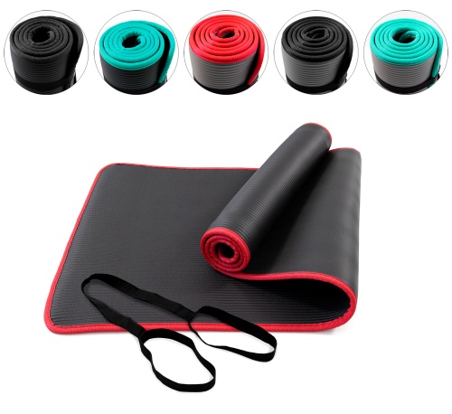 Коврик для йоги и фитнеса NBR (йога мат, каремат спортивный) OSPORT Mat Pro Plus 1см (OF-0276)