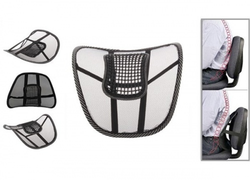 Подставка-упор массажер для спины массажная каркасная для кресла и в автомобиль (R22557) фото 6