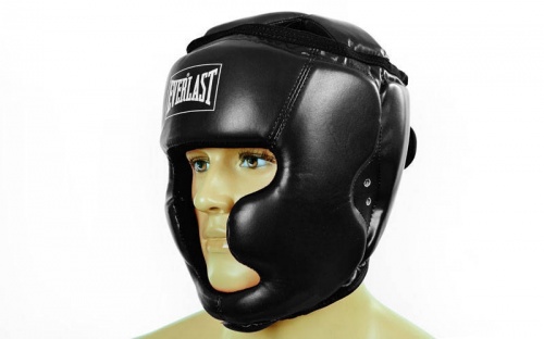 Шлем боксерский (с полной защитой) PU ELAST BO-4299 фото 3