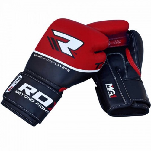 Боксерские перчатки RDX Quad Kore Red фото 2