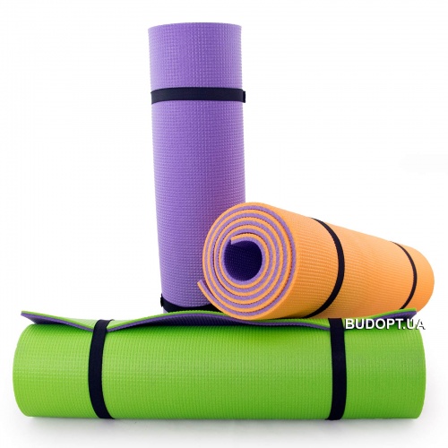 Коврик для йоги, фитнеса и спорта (каремат спортивный) OSPORT Спорт 12мм (FI-0083-2) фото 8