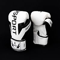 Перчатки боксерские для бокса 12 унций на липучке кожа PU OSPORT (bx-0098)