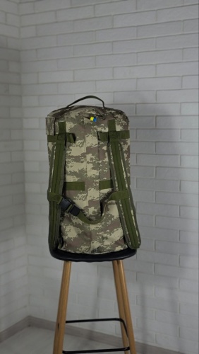 Баул сумка, военный рюкзак, армейский (сумка для рыбалки, охоты, туризма) OSPORT большая 110 литров (ty-0024) фото 7