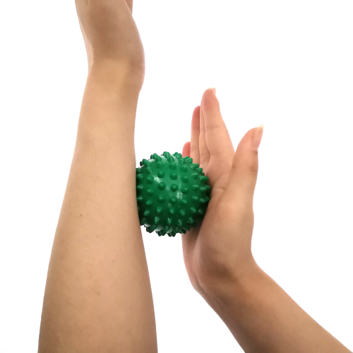 Массажный мячик, массажер для спины, шеи, ног (самомассажа МФР, миофасциального релиза) OSPORT 6см (OF-0196)  фото 15