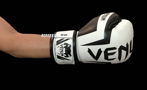 Перчатки боксерские для бокса 8-12 унций на липучке VENUM кожа PU (BO-5698) фото 11