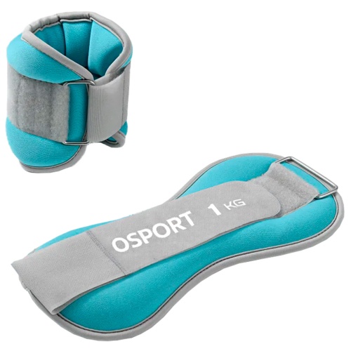 Утяжелители для ног и рук (манжеты для фитнеса и бега) OSPORT 2шт по 1кг (OF-0306)