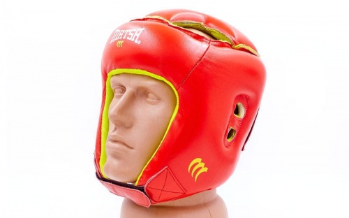 Шлем боксерский (открытый) кожа MATSA MА-4002-М фото 2