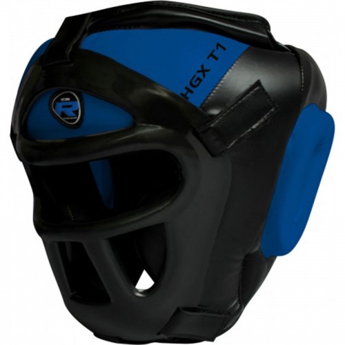 Боксерский шлем тренировочный RDX Guard Blue
