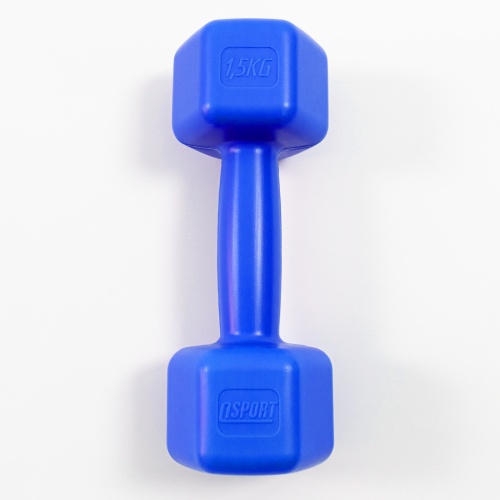 Гантель для фитнеса пластиковая цельная (неразборная) OSPORT Lite 1.5 кг (OF-0260) фото 5 Гантель для фитнеса пластиковая цельная (неразборная) OSPORT Lite 1.5 кг (OF-0260) фото 5