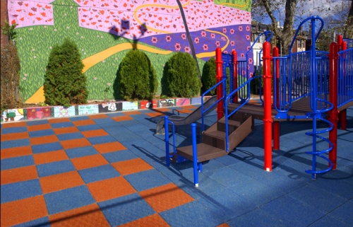 Резиновое спортивное (напольное) покрытие для детских площадок, спортзала 12мм OSPORT (П12) фото 15
