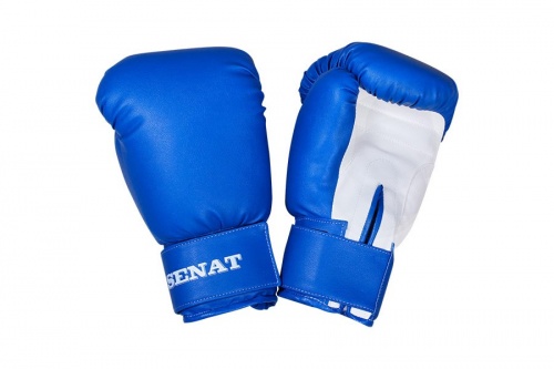 Перчатки боксерские SENAT 8 унций, кожзам фото 2
