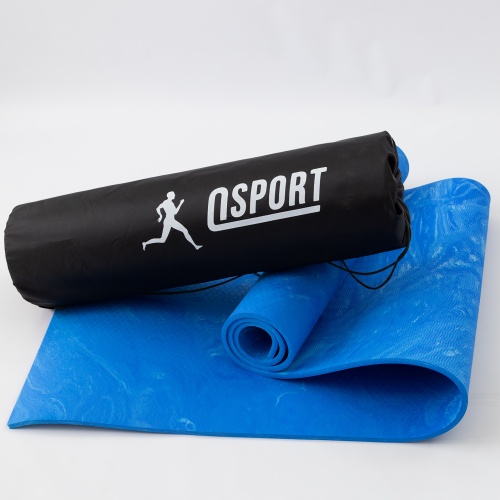 Коврик для йоги и фитнеса PER (йога мат, каремат спортивный) OSPORT Yoga ECO Pro 8мм (OF-0086) фото 5