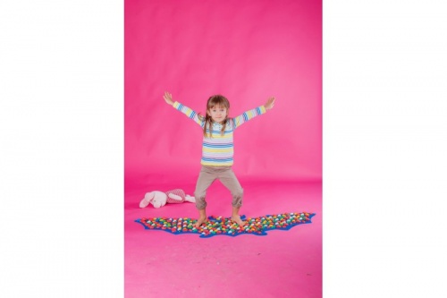 Детский ортопедический (массажный) коврик с камнями Onhillsport Летучая мышь (MS-1267) фото 4