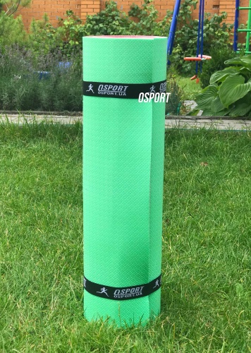 Коврик для йоги, фитнеса и спорта (каремат спортивный) OSPORT Спорт Pro 8мм (FI-0122-1) фото 12