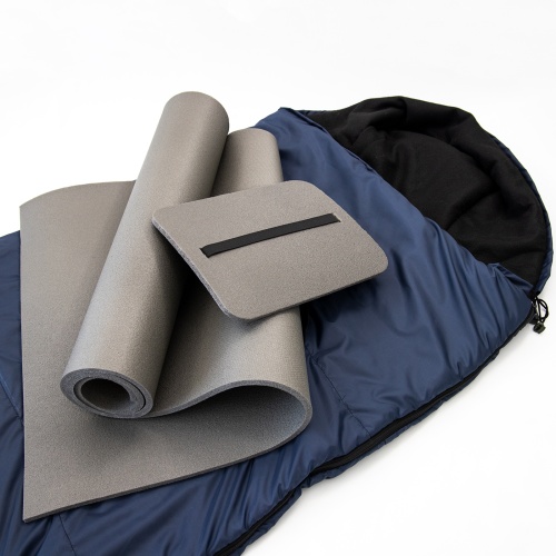Коврик туристический + спальник + сидушка (каремат в палатку под спальный мешок) OSPORT Осень Medium+ (n-0029) фото 4
