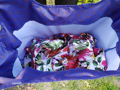 Эко сумка (экосумка шоппер, пляжная) для покупок, продуктов Faina Torba тканевая с принтом (ft-0002) фото 12